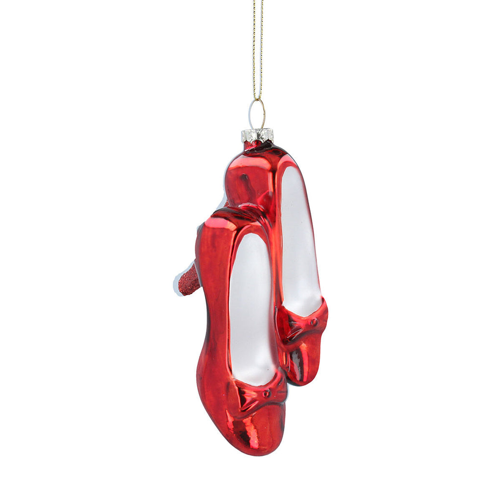 Gisela Graham Red Ruby Glass Stilettos Decoration