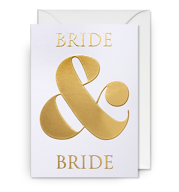 Postco - Bride and Bride Wedding Card - Lagom Design