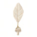 Boho Leaf Pacifier Clip with Dummy