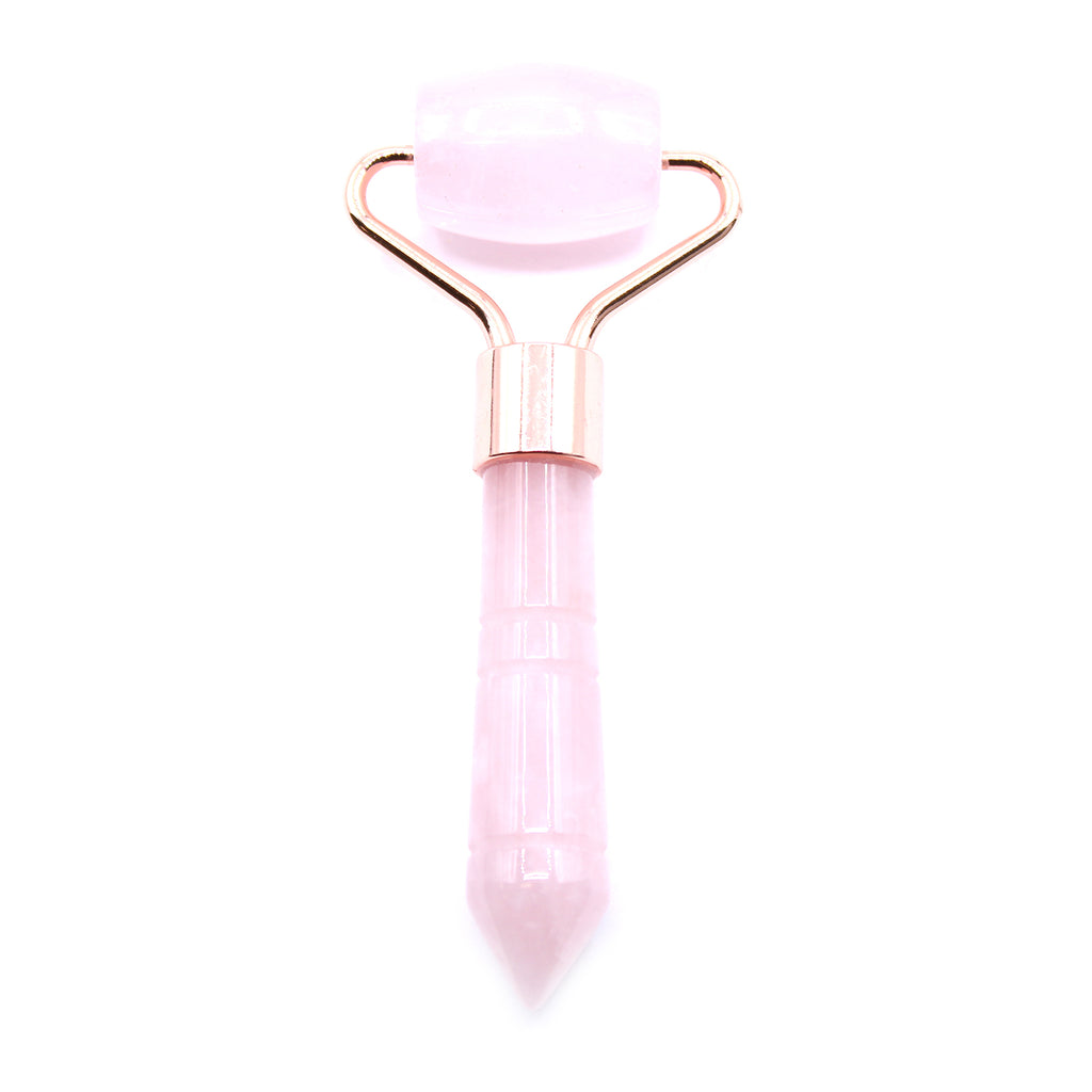Ancient Wisdom Gemstone Mini Roller - Rose Quartz