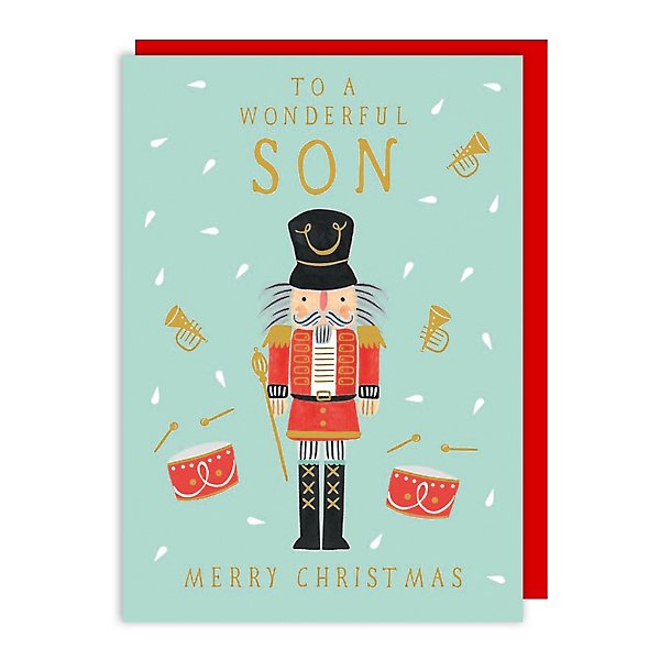 The Art File Wonderful Son Nutcracker Christmas Card