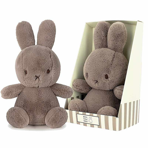 Miffy Cozy Taupe Miffy In Giftbox 23cm
