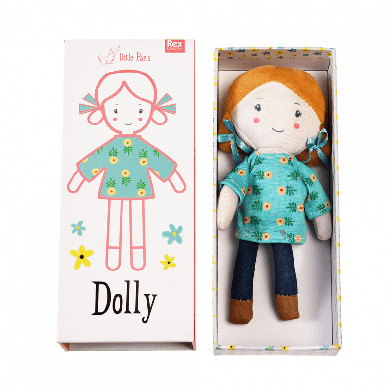 Rex London Dolly in a Box - Little Paris Rag Doll