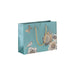 Green & Gold Floral Bird Gift Bag - Medium