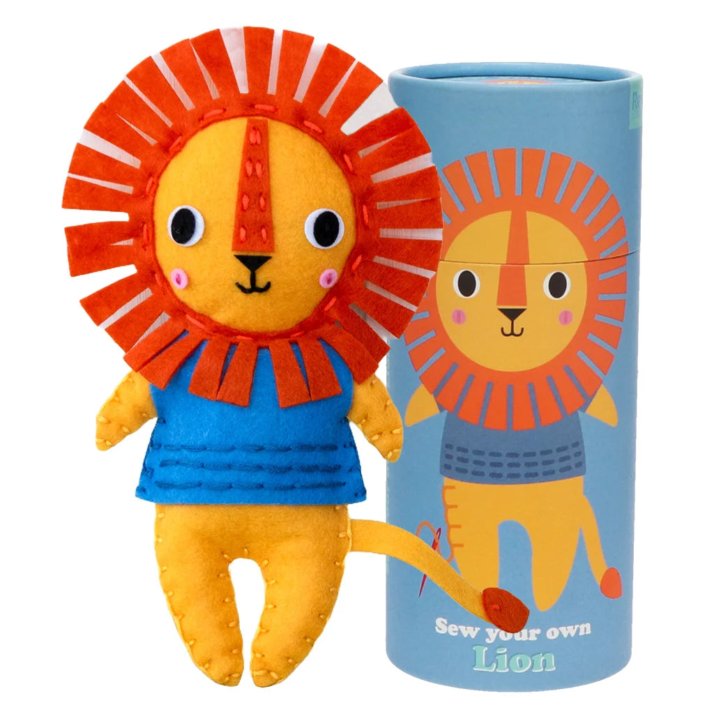 Rex London Sew Your Own Lion Craft Kit