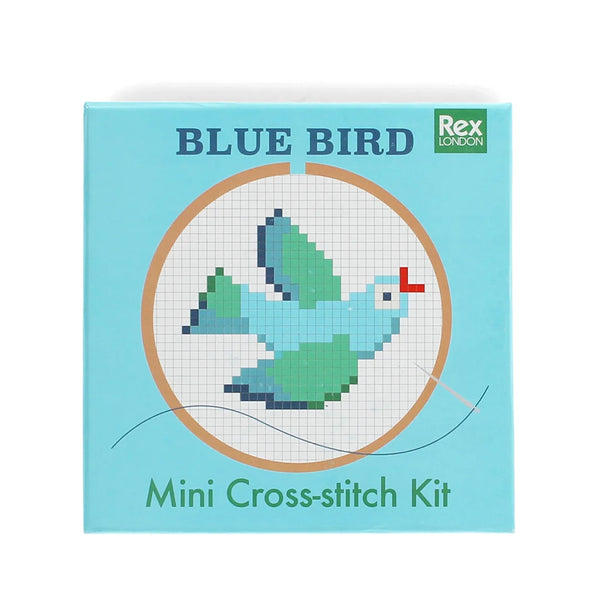 Rex London Mini Cross-Stitch Kit - Blue Bird