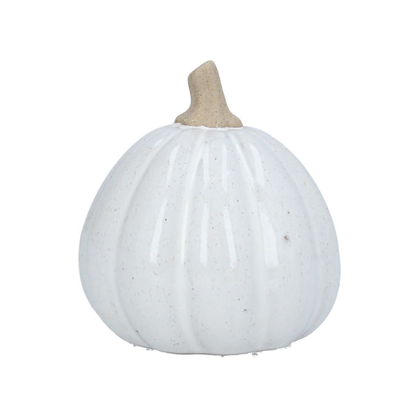 Gisela Graham Ceramic Ornament - White Squash