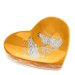 Rex London Wooden Heart-Shaped Trinket Dish - Leopards