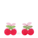 Rex London Mini Hair Claw Clips (set of 2) - Cherries