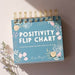 Lisa Angel Weekly Positivity Floral Desktop Flip Chart