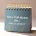 Lisa Angel Weekly Positivity Floral Desktop Flip Chart