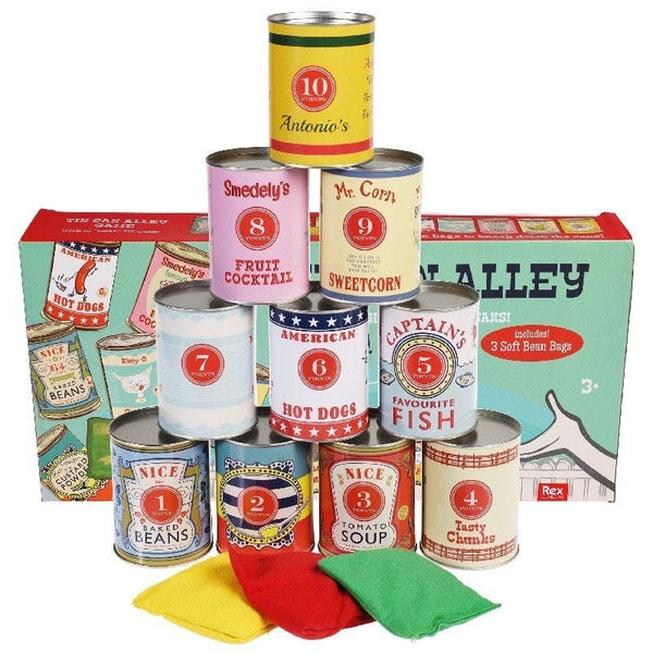 Rex London Traditional Tin Can Alley Game