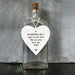 East of India Porcelain Round Heart - Grandchildren Fill Space