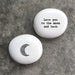 East of India Porcelain Pebble - Moon & Back