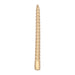 Gisela Graham Taper Candle 25cm - Gold Twist