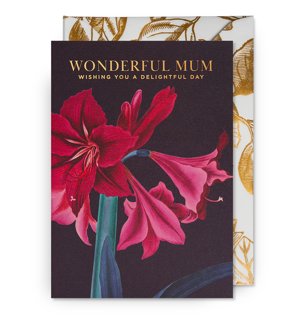 Lagom Design Wonderful Mum Wishing You a Delightful Day Greeting Card