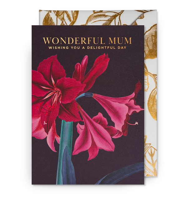 Lagom Design Wonderful Mum Wishing You a Delightful Day Greeting Card