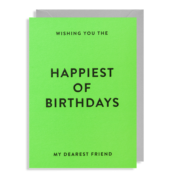 Happiest of Birthdays Greetings Card - Lagom Design