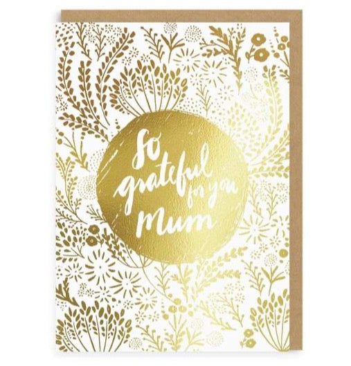 Ohh Deer So Grateful Mum Greeting Card