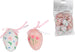 Gisela Graham Pink/White Floral Paper Mini Egg - Bag of 12