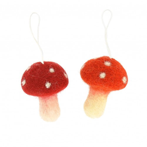 Fiona Walker Red Toadstool Christmas Decoration