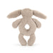 Jellycat Bashful Bunny Ring Rattle Beige - One Size