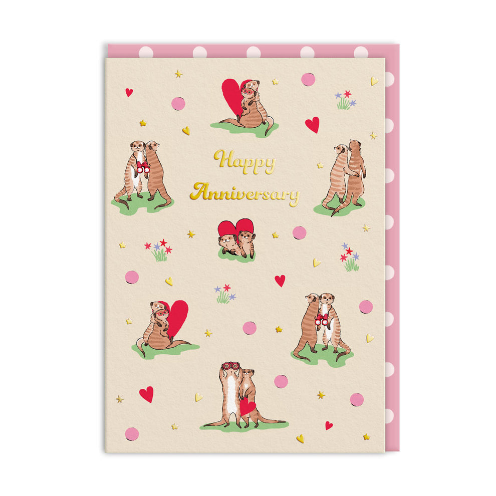 Ohh Deer Cath Kidston Meercats Anniversary Card