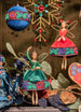 Gisela Graham Folk Art Wood Heart Dec - 4 Designs