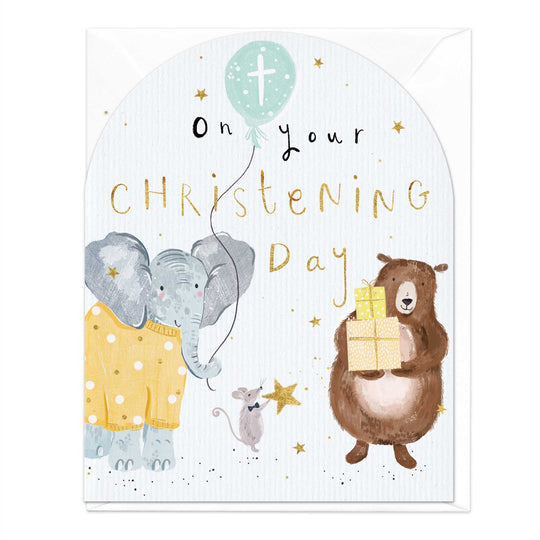 Whistlefish Clementine Christening Card