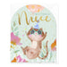 Whistlefish Cat Niece Birthday Card