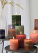 Gisela Graham Dark Green Pillar Candle