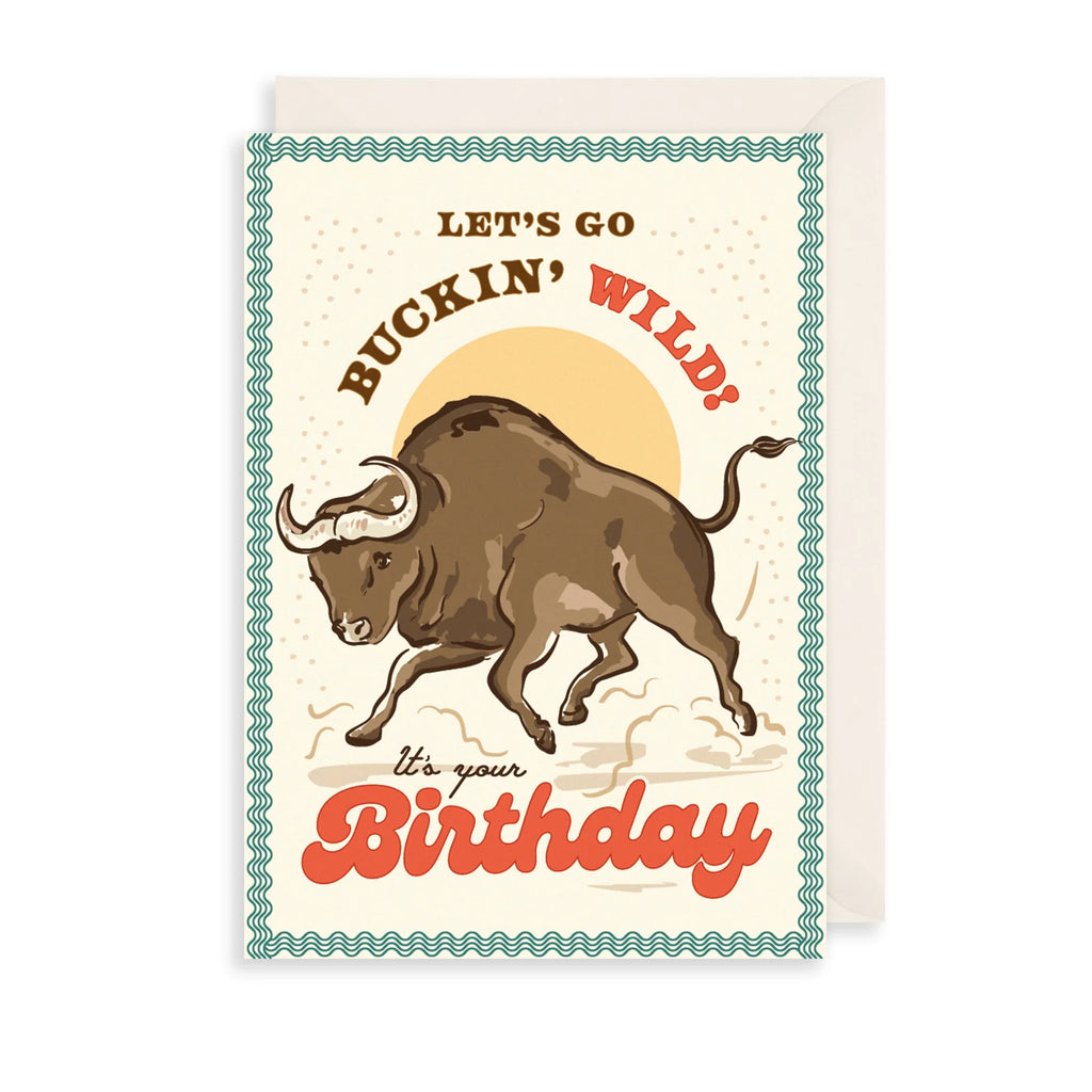 The Art File Let's Go Wild Greetings Card