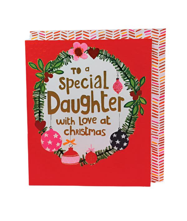 Paper Salad To A Special Daughter With Love At Christmas