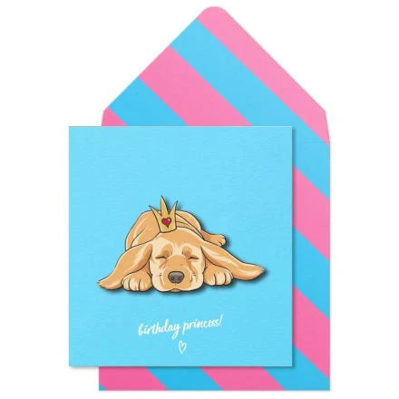 3D Birthday Princess Greeting Card