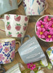 Gisela Graham Ceramic Mug - Pink Periwinkle
