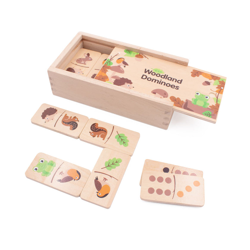 Jumini Wooden Woodland Dominoes