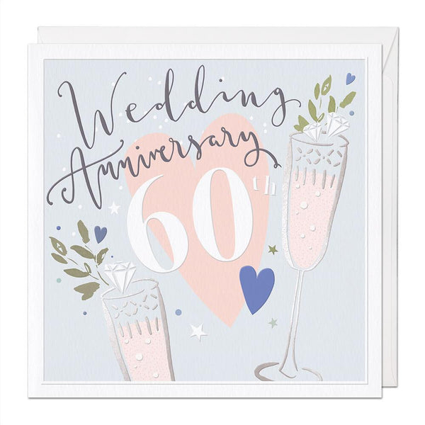 Whistlefish Diamond Wedding Luxury Anniversary Card