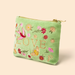 Powder Velvet Mini Pouch - Love In A Meadow Mint
