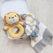 Living Textiles Knitted Ring Rattle - Leo Lion