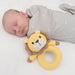 Living Textiles Knitted Ring Rattle - Leo Lion