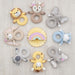 Living Textiles Knitted Ring Rattle - Leo Lion