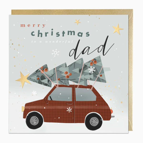 Whistlefish Wonderful Dad Luxury Christmas Card