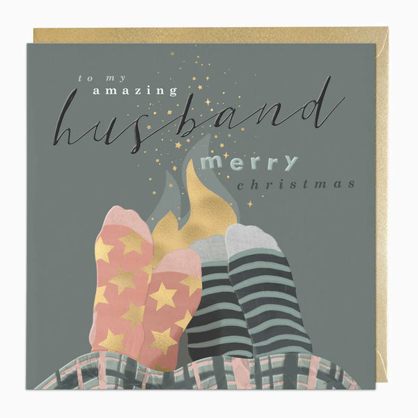 Whistlefish Amazing Husband Luxury Christmas Card