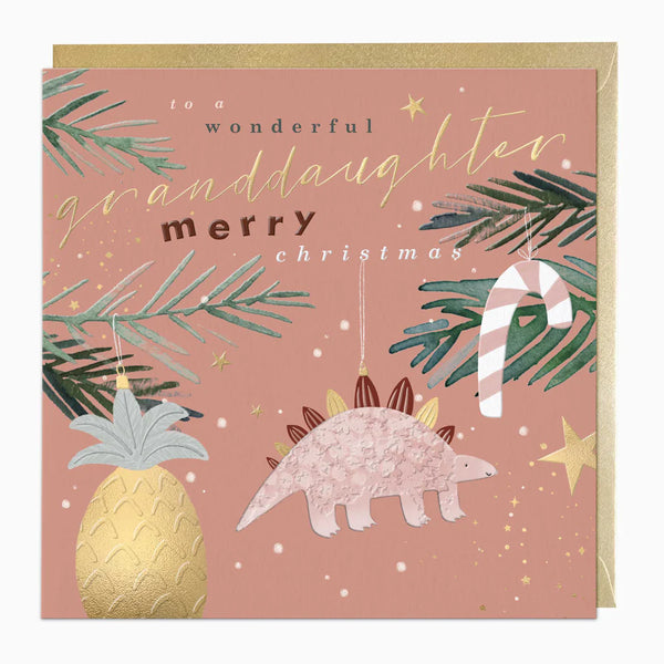 Whistlefish Granddaughter Luxury Christmas Card