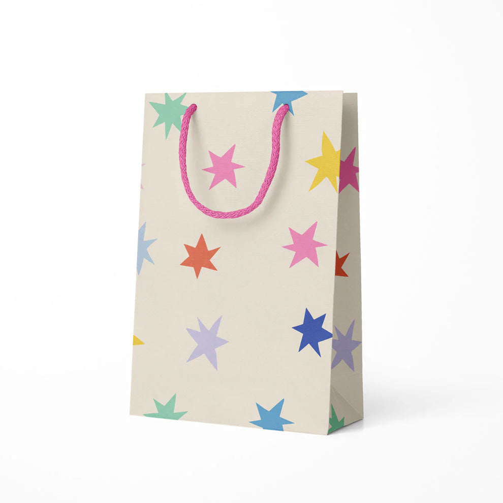 Ohh Deer Multi Stars Small Gift Bag