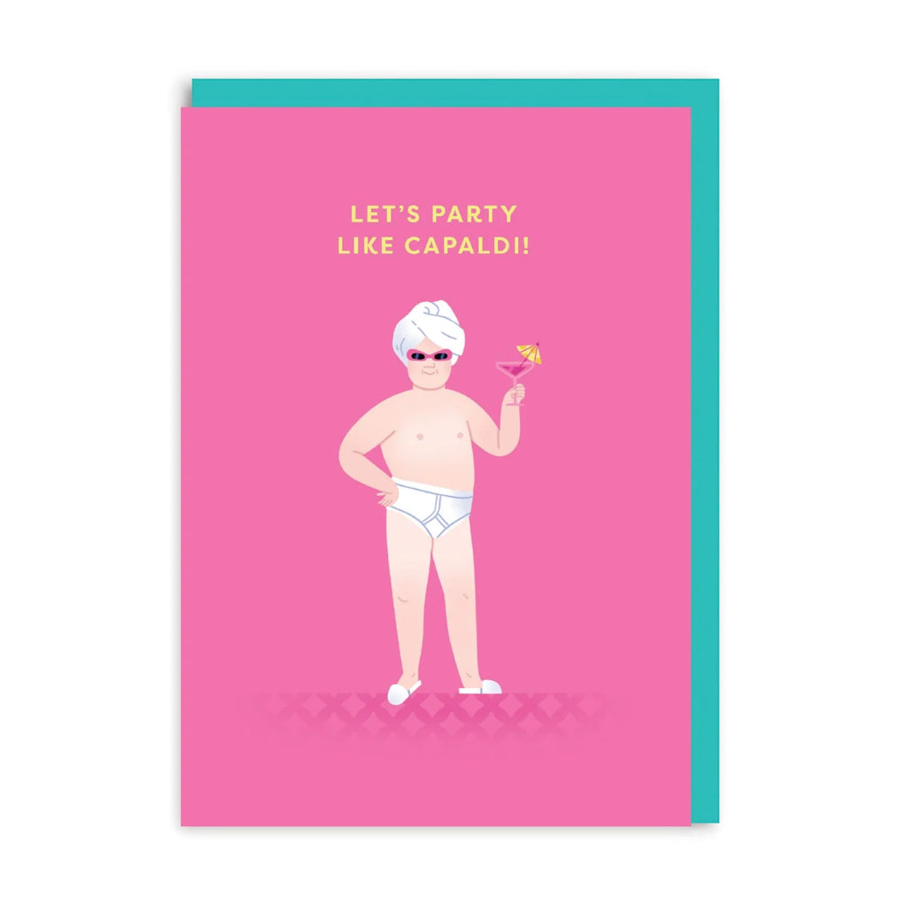 Ohh Deer Party Like Lewis Capaldi Greeting Card