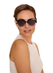 Powder Limited Edition Sunglasses - Polina - Tortoiseshell/Aqua