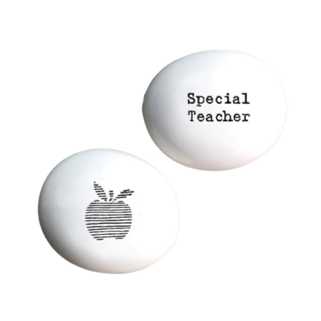 East of India Porcelain Pebble - Special Teacher