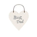East of India Little Heart Sign - Best Dad