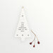 East of India Porcelain Hanger - Tree/ Most Wonderful Time